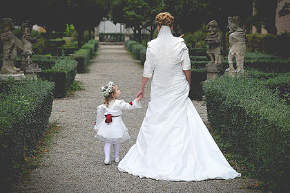 Der Hochzeitsfotograf<br>im Park - Hochzeitsfotos in einem Park