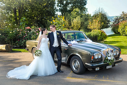 Der Hochzeitsfotograf<br>in Zürich - Der Hochzeitsfotograf und Rolls-Royce